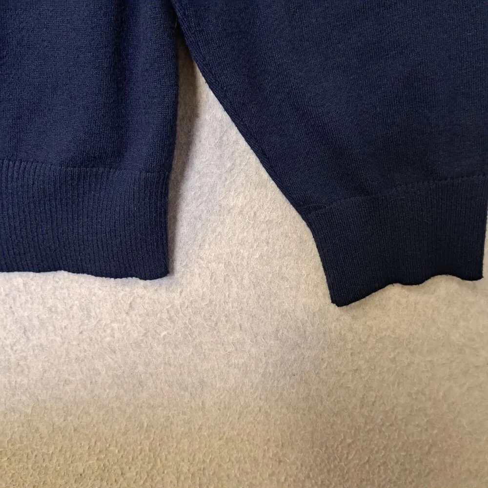 Travis Matthew V Neck Sweater Men’s XL Navy Blue Golf Casual Soft